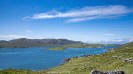 Blick auf Vatersay